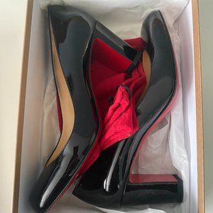 Christian Louboutin Black Patent Pumps Size 39